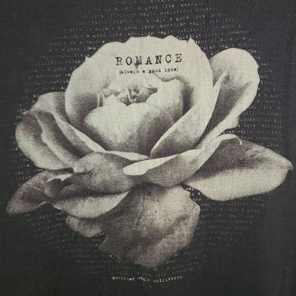 American Eagle Long Sleeve Soft & Sexy Graphic Shirt Size XS - Picture 6 of 9